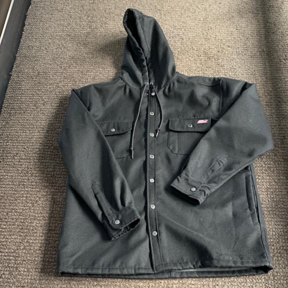 Dickies Men’s Shirt Jacket with Hood